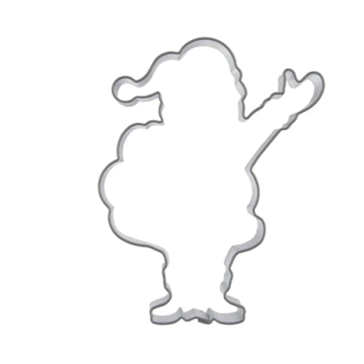 Weihnachtsmann-Ausstecher aus Edelstahl