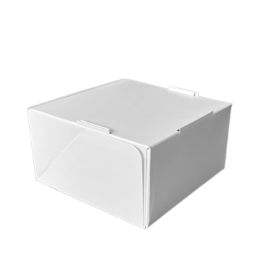 Krabička na zákusky biela 13x13x7 cm