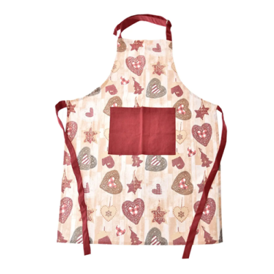 Kuchynská zástera bavlnená Srdce