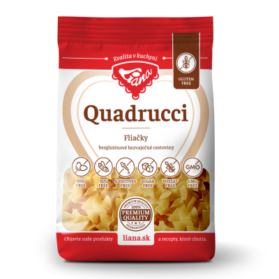 Makaron bezglutenowy Quadrucci - speck 200g