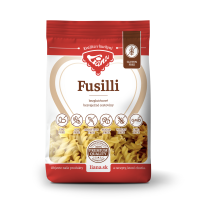 Cestoviny bezlepkové Fusilli 200g