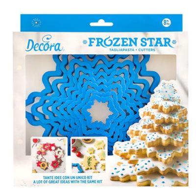 Lebkuchenbaum-Ausstecher aus Kunststoff, 8er-Set