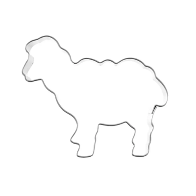 Foremka do ciastek w kształcie jagnięciny ze stali nierdzewnej