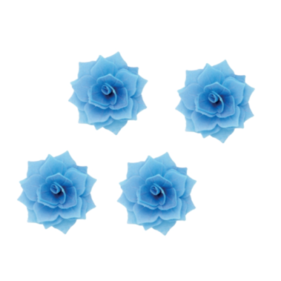 Oblatenrose Rosalia blau