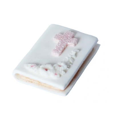 Buch eins, Bd. Kommunion weiß-rosa