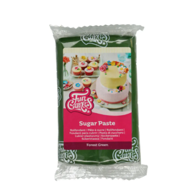 Sugar Paste Forest Green 250g
