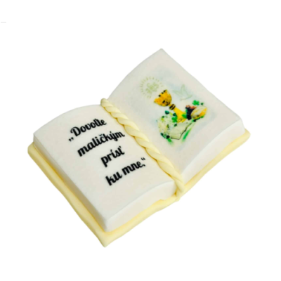 Kommunionbuch mit Spruch