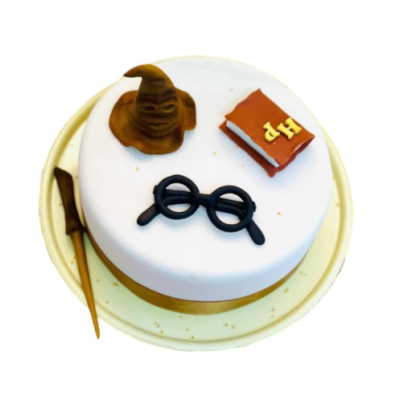 Harry Potter - Hut, Zauberstab, Brille, Buch