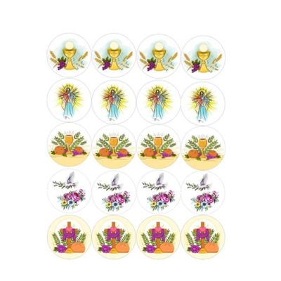 Oblátka prijímanie kruhy 20 ks