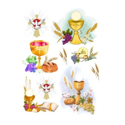 Oplatka přijímání kalichy