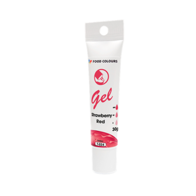 Gelfarbe - Erdbeerrot 30g