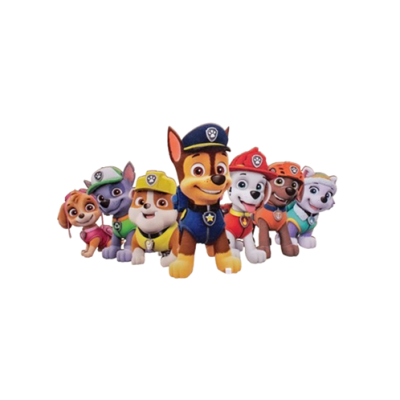 Paw Patrol Holz 10 x 5,5 cm