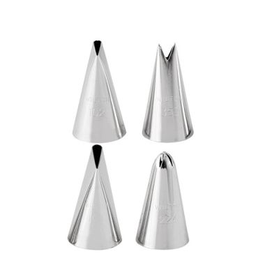 Wilton Dekorationsspitzen #102 #104 #224 #352 4er Set