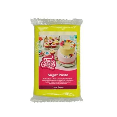 Sugar Paste Lime Green 250g