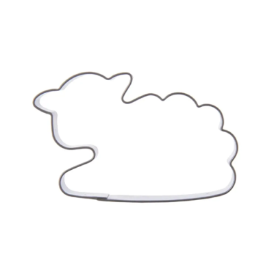 Ausstechform aus Edelstahl mit schlafendem Schaf