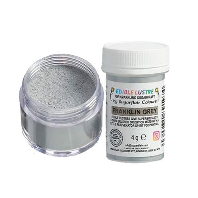 Farba proszkowa Franklin Grey srebrna 4 g