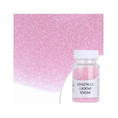Streusel rosa Kristalle 50 g