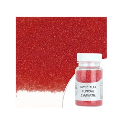 Rote Kristallstreusel 50 g