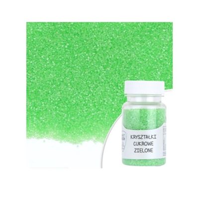 Streusel grüne Kristalle 50 g