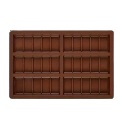 Forma silikonowa 6x mini tabliczki czekolady Dubaj