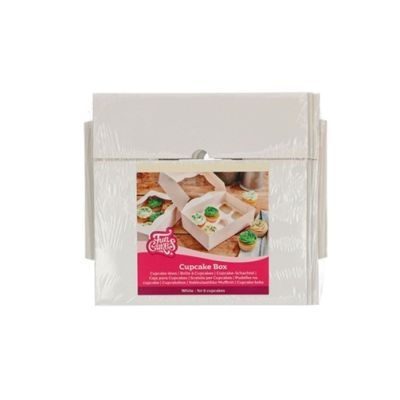 Pudełko na 6 muffinek białe 3 szt