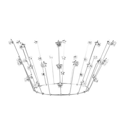 Silberne Krone mit Sternen