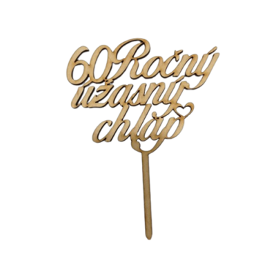 Toller Typ mit der Nummer 60 Holz