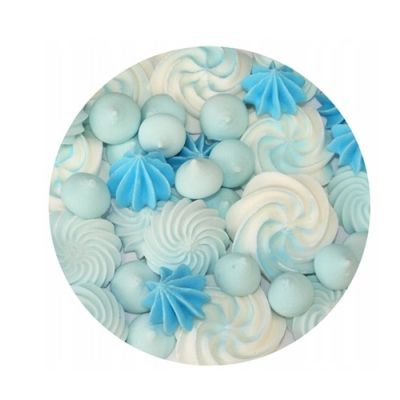 Baisermischung weiß-blau 31 g