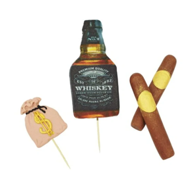 Alkohol - Jack Daniels, Zigarre, Beutel