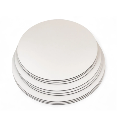 Podkładka drewniana, biała, 28 cm