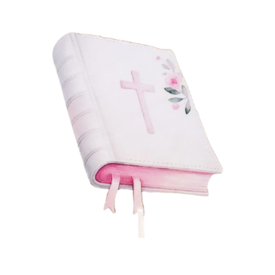 Bibel für ein Mädchen aus Holz