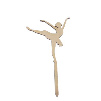 Ballerina-Einsteckschloss aus Holz