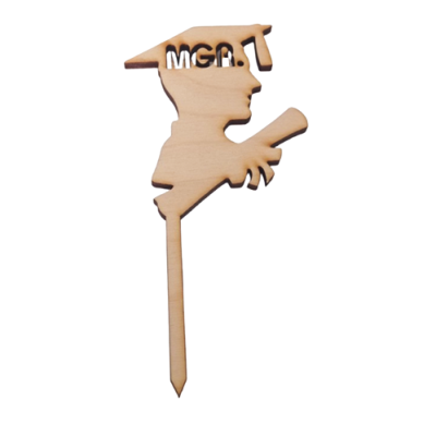 Abschluss-Holzstich Mgr. - Herr.