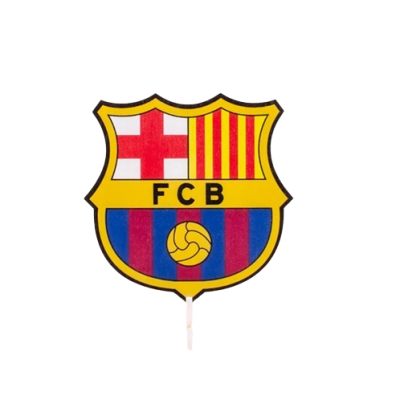 Gravur des FC Barcelona-Logos