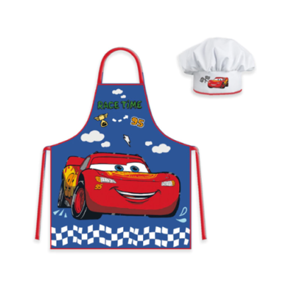 Detská zástera McQueen + čiapka