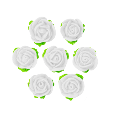 Róża biała mała 7 szt