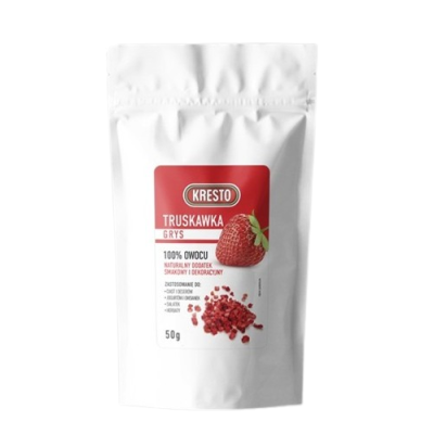 Liofilizowany miąższ truskawkowy 50 g