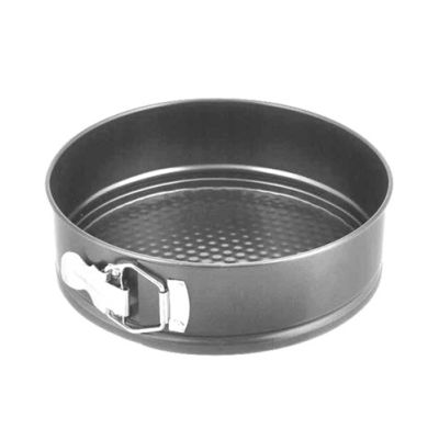 Forma okrągła metalowa składana, szara, 28 cm