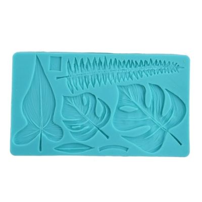 Forma silikonowa liście tropikalne