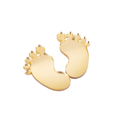 Beine - goldfarbenes Spiegelacryl