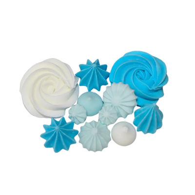 Baisermischung weiß-blau 31 g