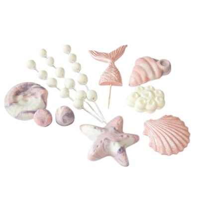 Meerjungfrauen-Set, Muscheln 11-tlg