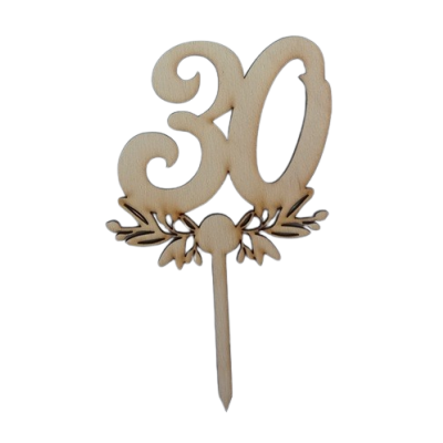 Rillenzahl 30 mit Holzdekor