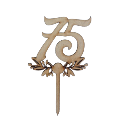 Rillenzahl 75 mit Holzdekor