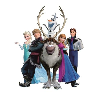 Zápich Frozen všichni papír