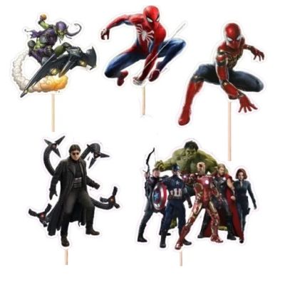 Zápich Avengers papír sada 5 ks