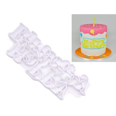 Foremka do ciastek „Wszystkiego najlepszego z okazji urodzin”