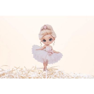 Weiße Ballerinas aus Holz