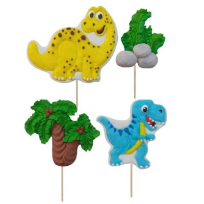 Dinosaurier gelb und blau Schokoriegel