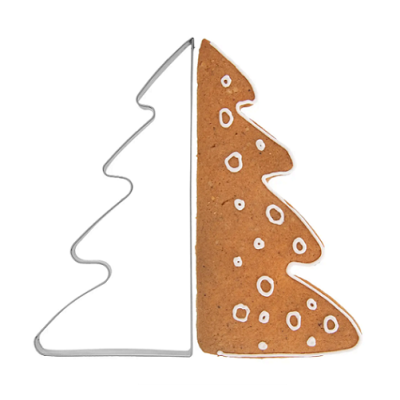 Zestaw foremek do pierniczków w kształcie drzewek, 2 sztuki